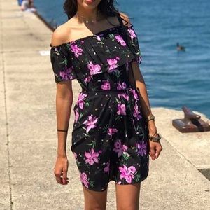 Off the shoulder floral dress